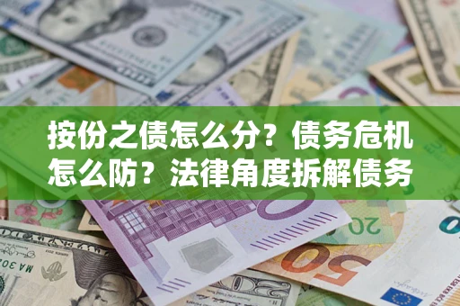 北京按份之债怎么分？债务危机怎么防？法律角度拆解债务分配与风险自保指南