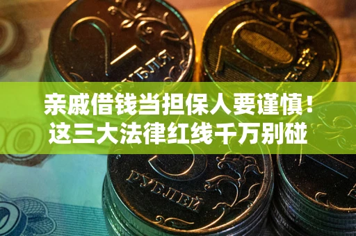 北京亲戚借钱当担保人要谨慎！这三大法律红线千万别碰