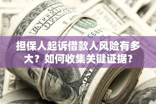 北京担保人起诉借款人风险有多大？如何收集关键证据？