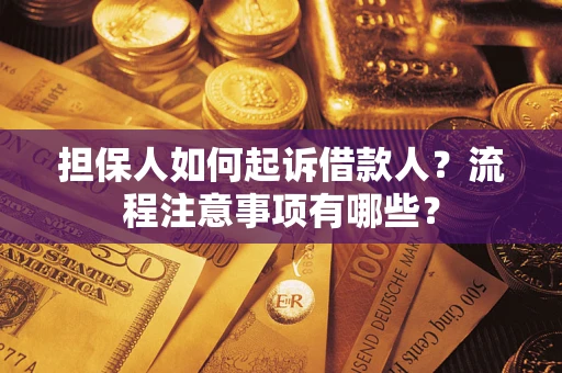 北京担保人如何起诉借款人？流程注意事项有哪些？